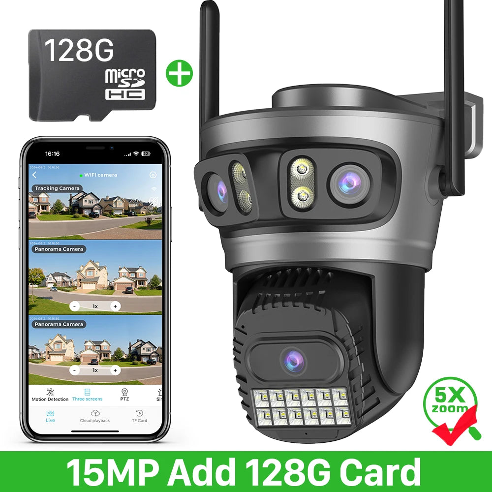 20MP 10K Multi-Lens PTZ Camera