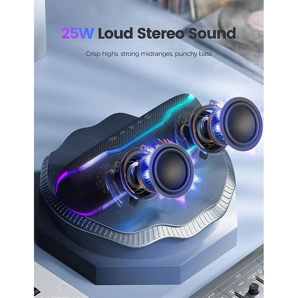 25W RGB Stereo Portable Speaker