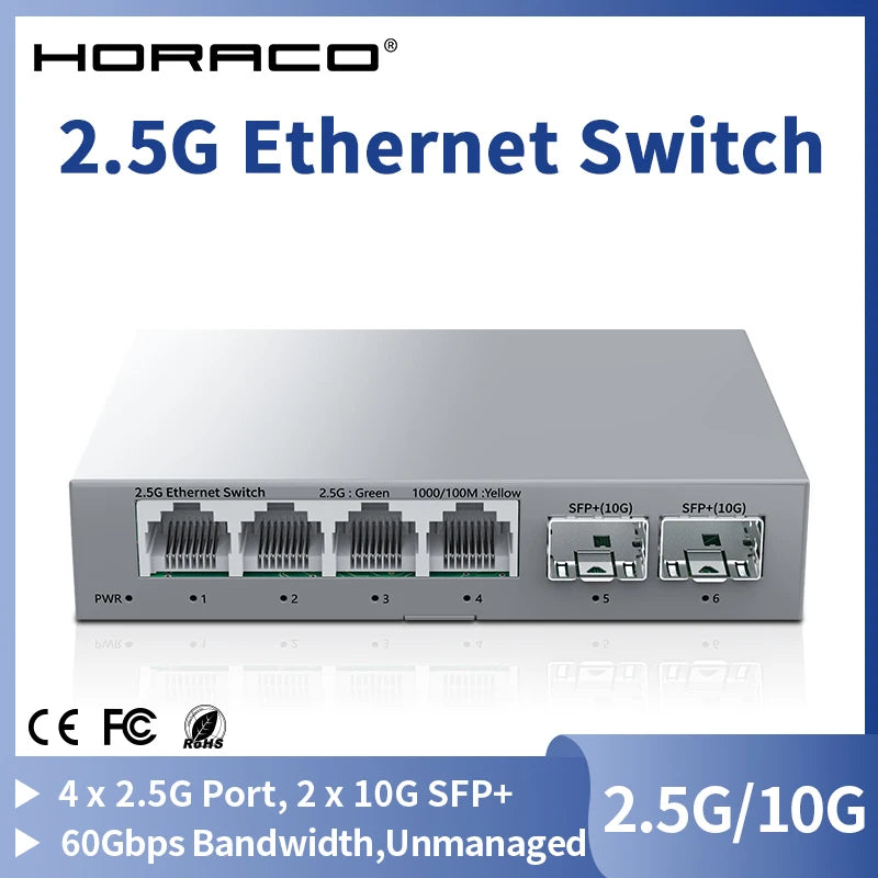 Fanless 10G SFP+ Ethernet Switch