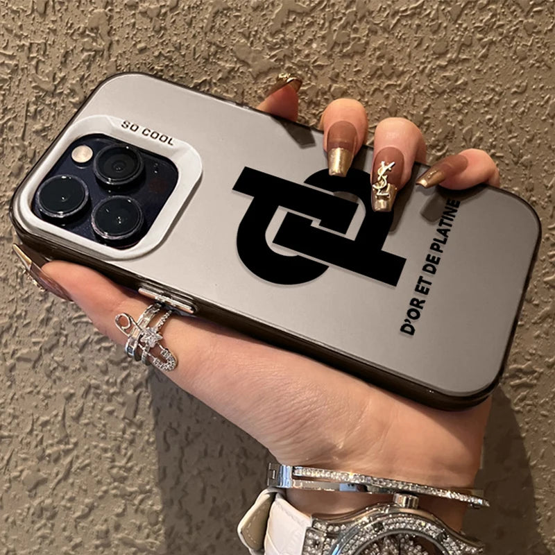 Shockproof Plating Matte Cover Case for iPhone 16