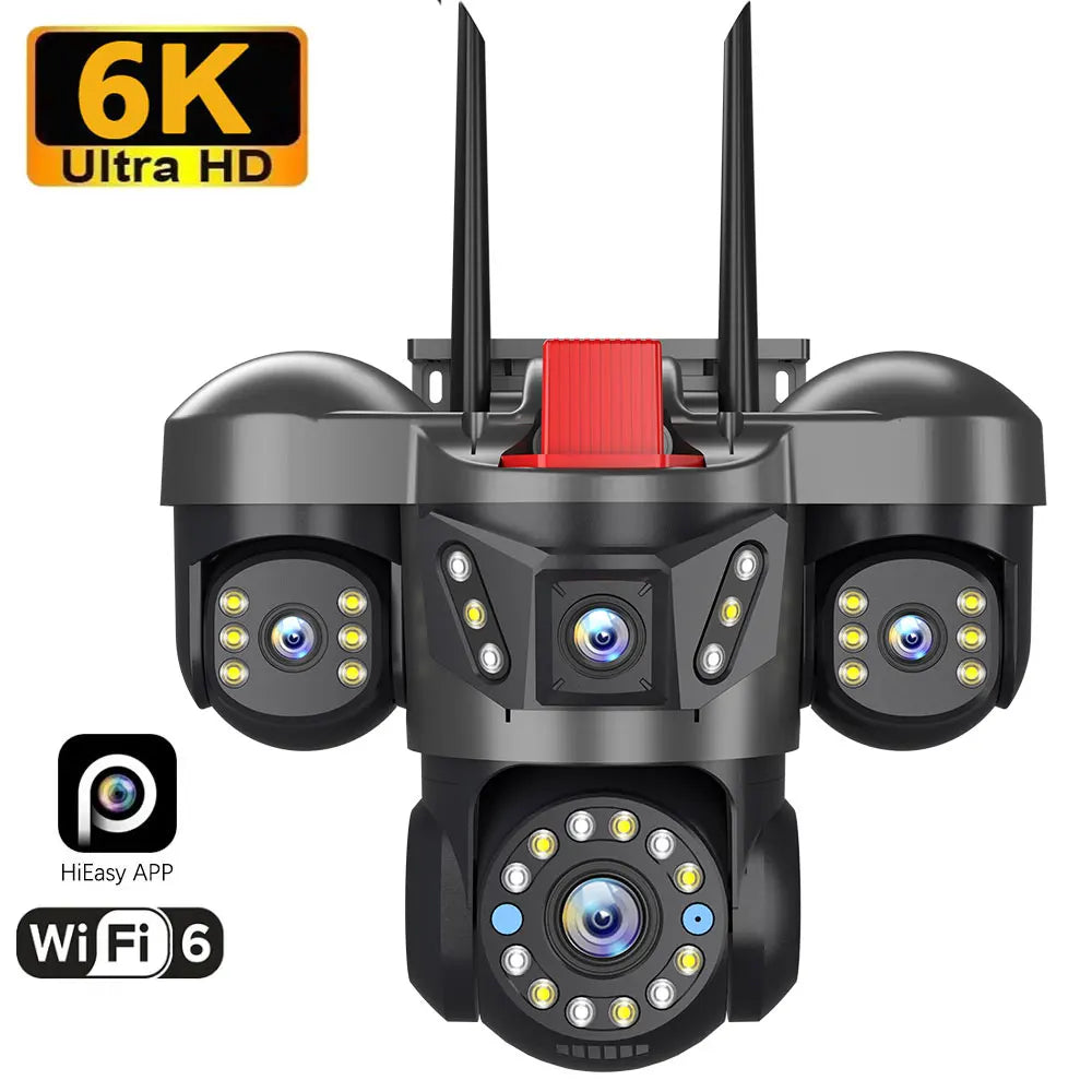 360° 16X Zoom Multi-Lens Security Camera