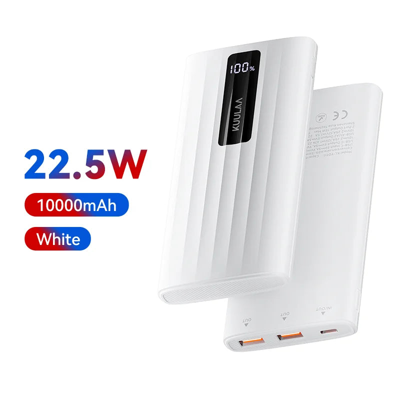 10000mAh 22.5W Fast Charging Power Bank