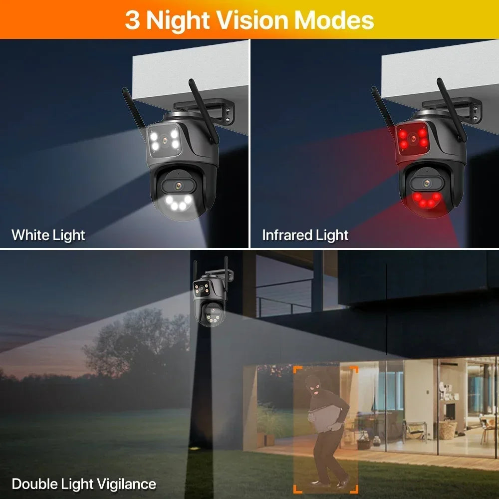 15MP PTZ WiFi Security CCTV Surveillance