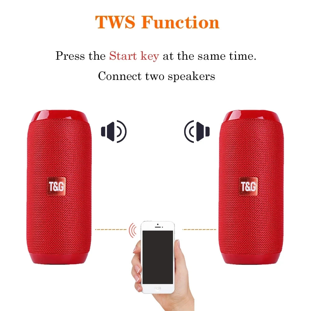 FM Radio Hands-Free Subwoofer Speaker