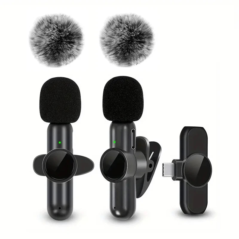Mini Audio Video Recording Mic for iPhone & Android