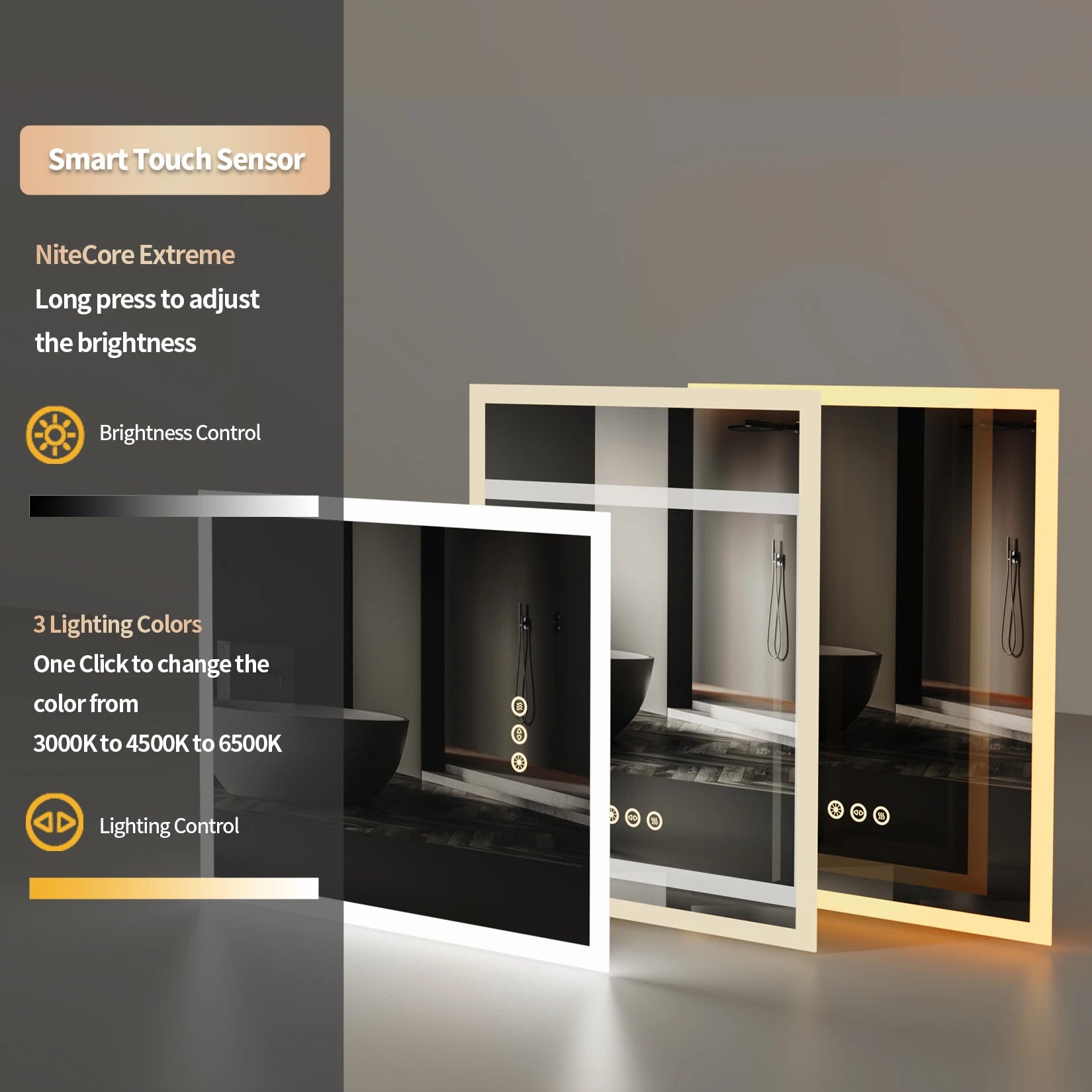 16x20 LED Anti-Fog Vanity Mirror