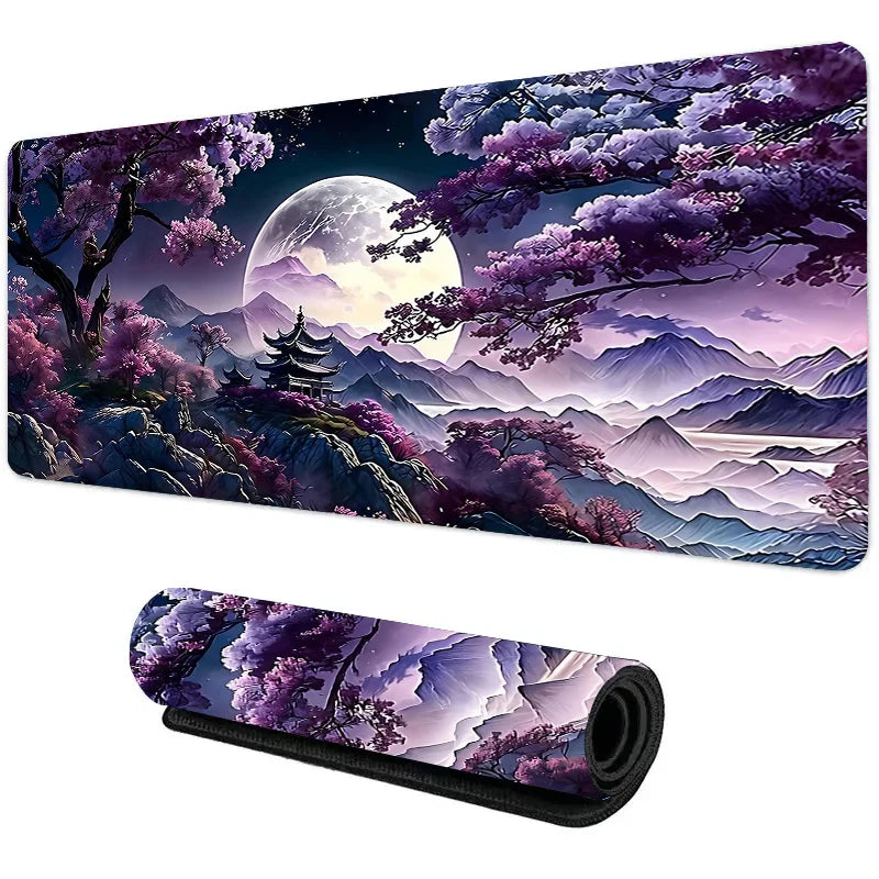 Night Moonlight Large Gaming Mousepad