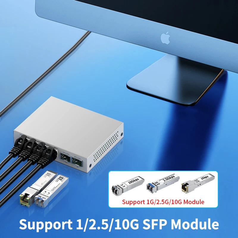 4-Port 2.5GbE Smart Managed Switch