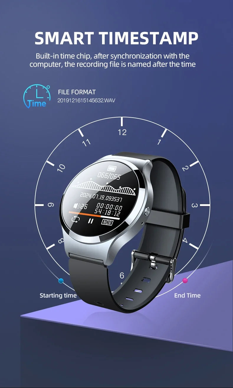 4GB-32GB Mini Voice Recorder Watch