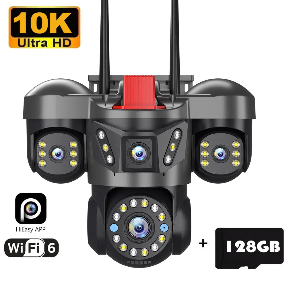 360° 16X Zoom Multi-Lens Security Camera
