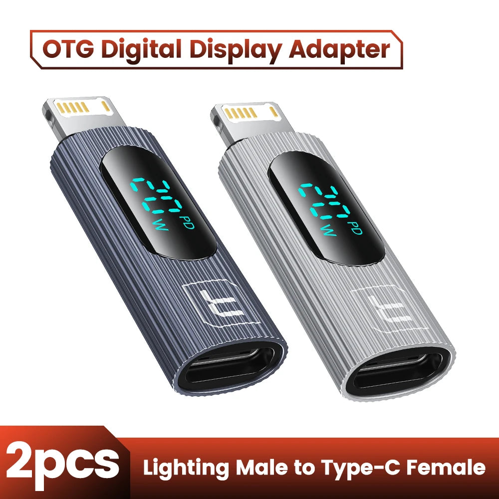 20W PD Lightning to USB C Adapter