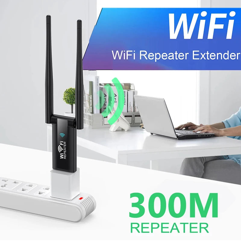 300Mbps Wireless USB WiFi Repeater