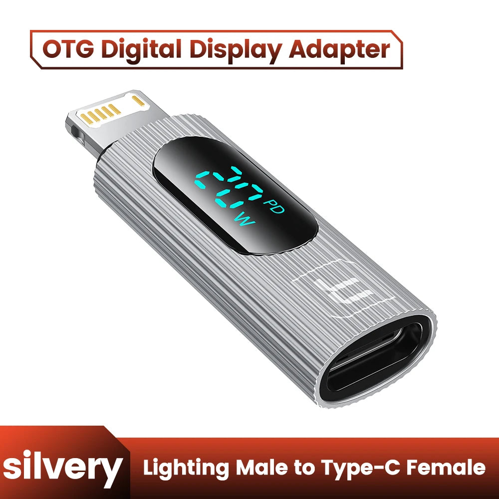 20W PD Lightning to USB C Adapter