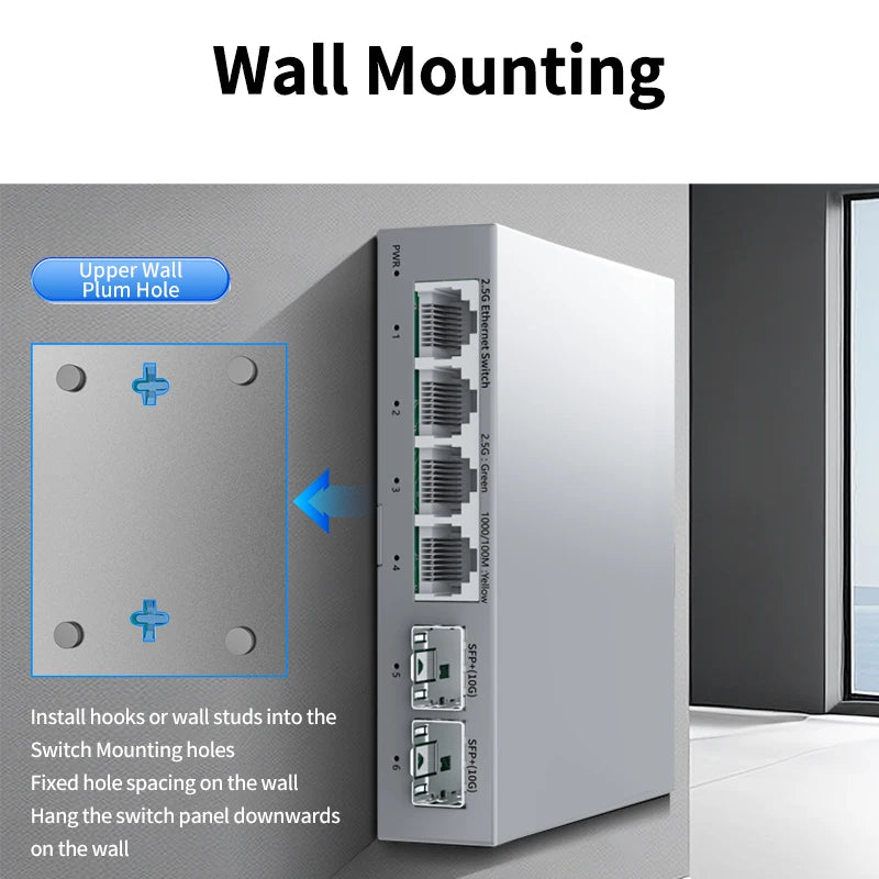 Fanless 10G SFP+ Ethernet Switch