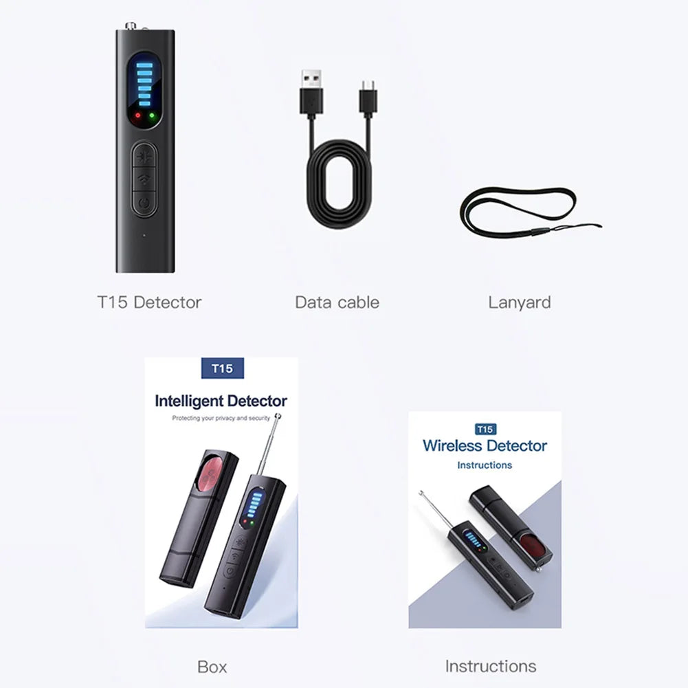 Wireless Hidden Camera Detector with 5 Sensitivity Levels