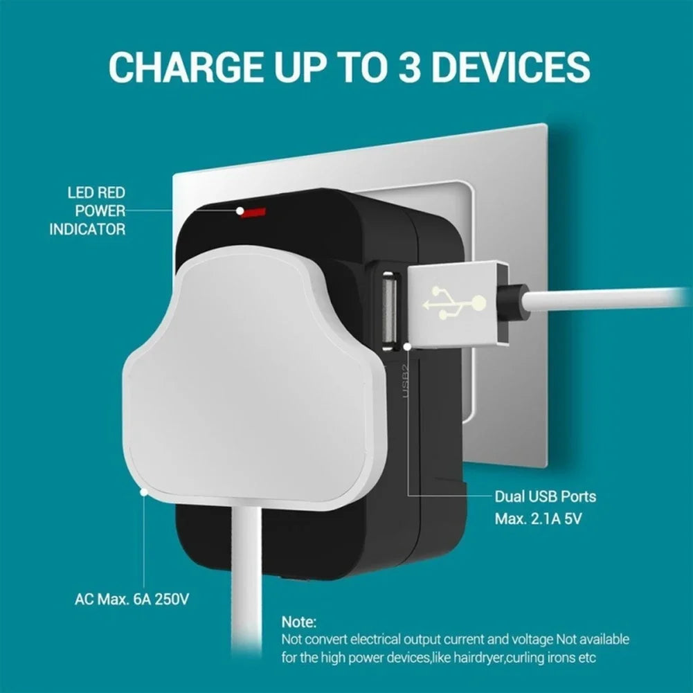 Universal Travel Adapter with USB