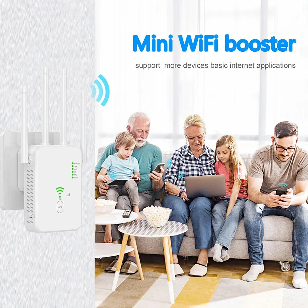 1200Mbps Gigabit WiFi Extender