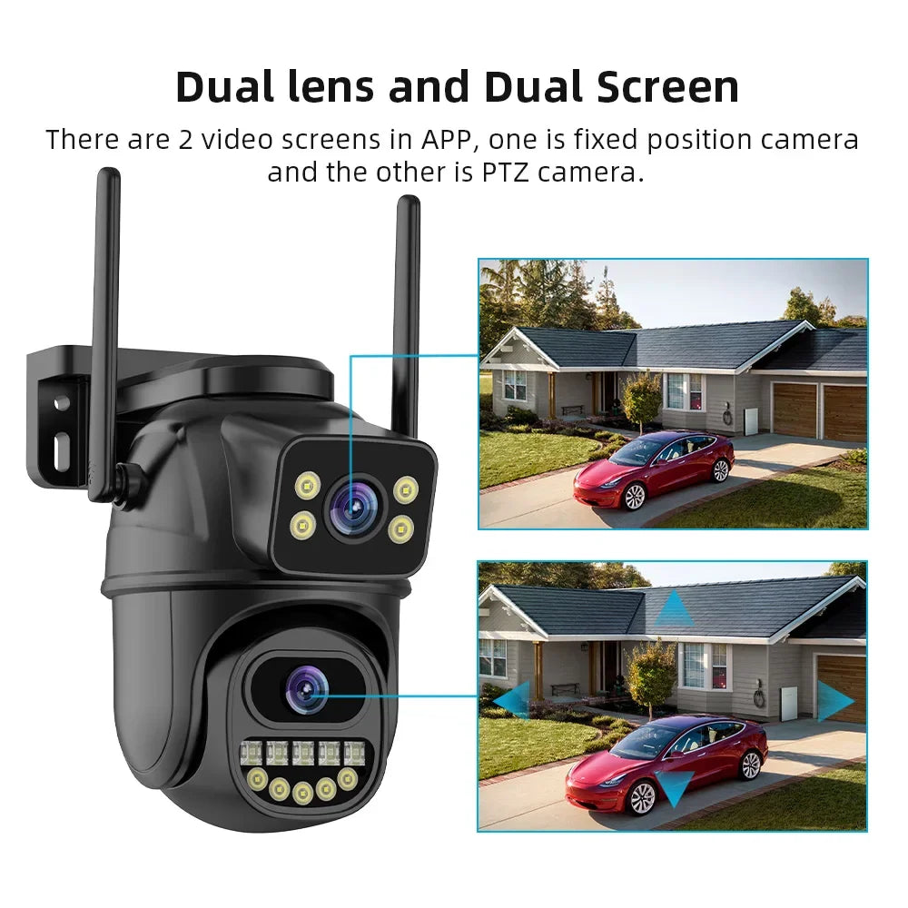 4K Dual-Lens PTZ Security Camera