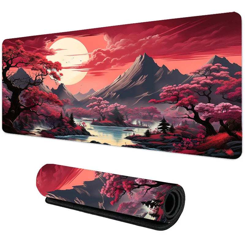 Night Moonlight Large Gaming Mousepad