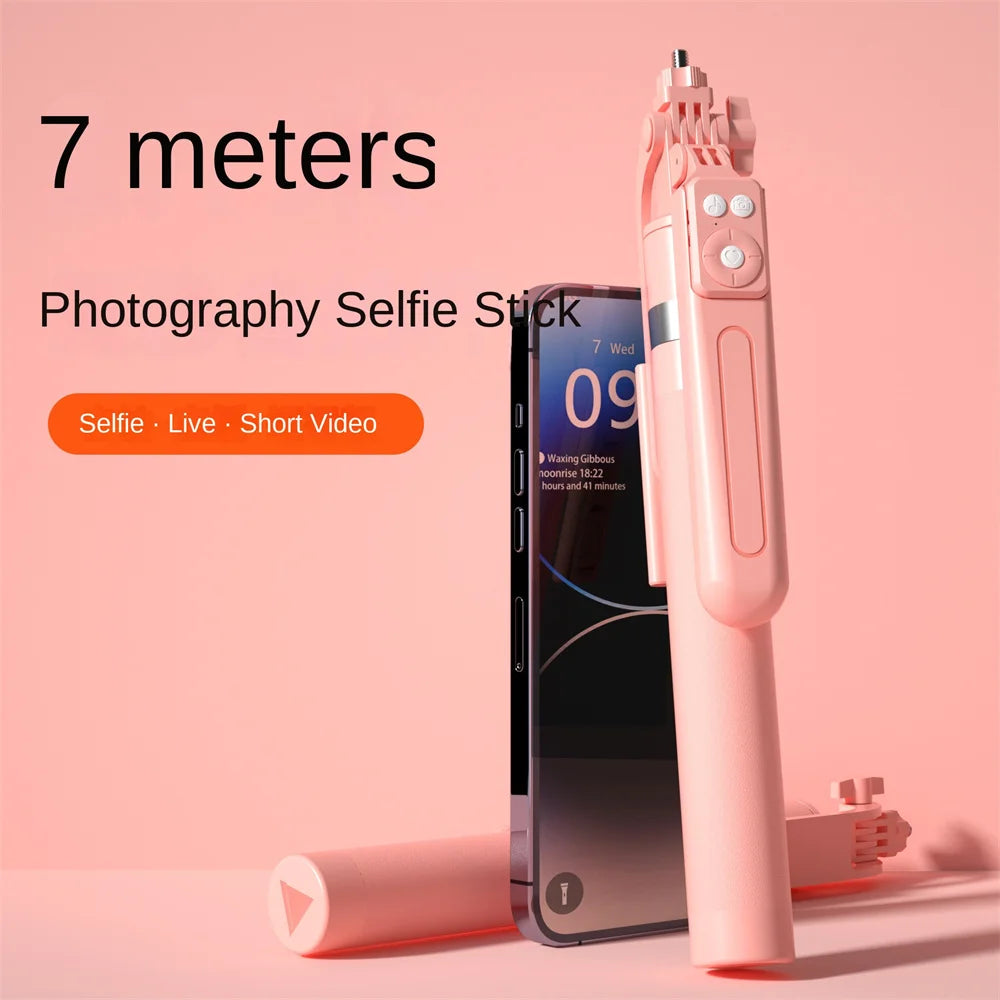 360 ° Rotation Lighted Selfie Stick Tripod