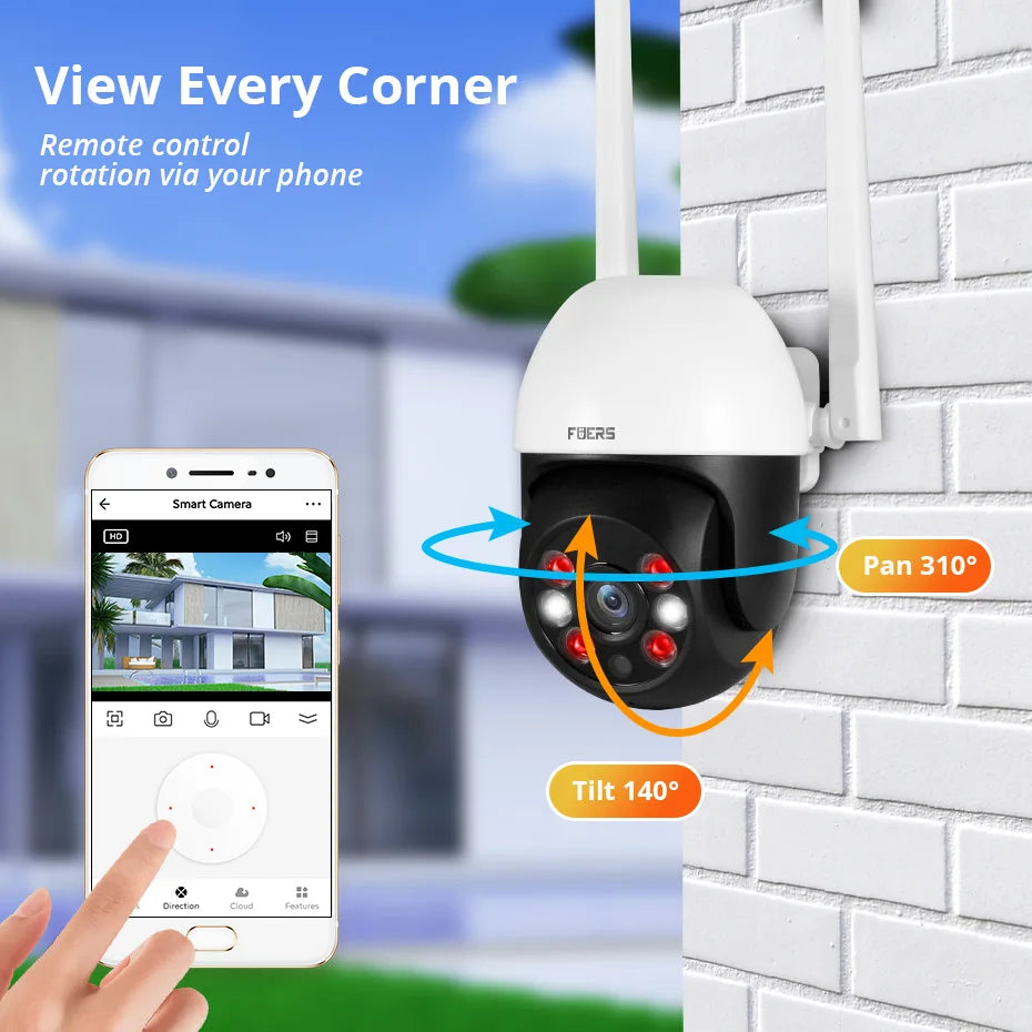 4K AI Auto-Tracking Security Camera