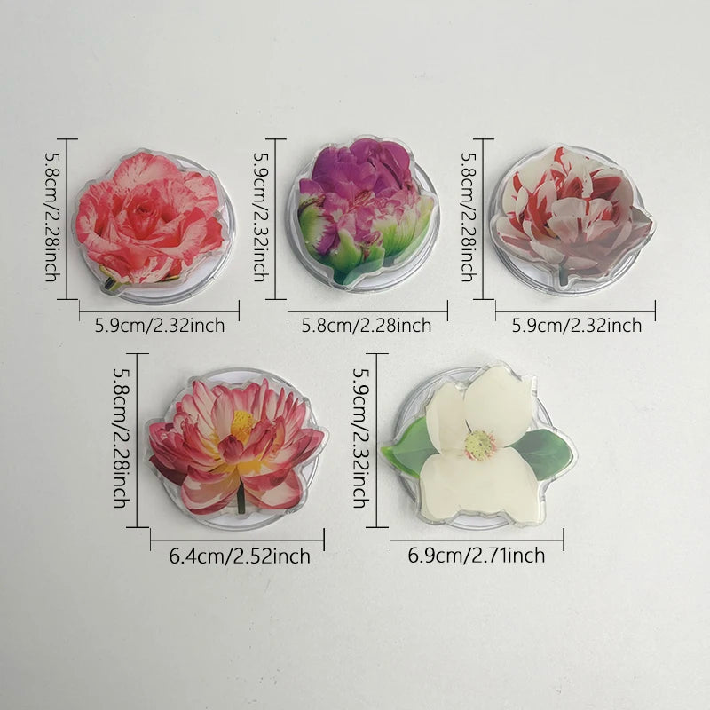 Magnetic Lotus Acrylic Phone Grip
