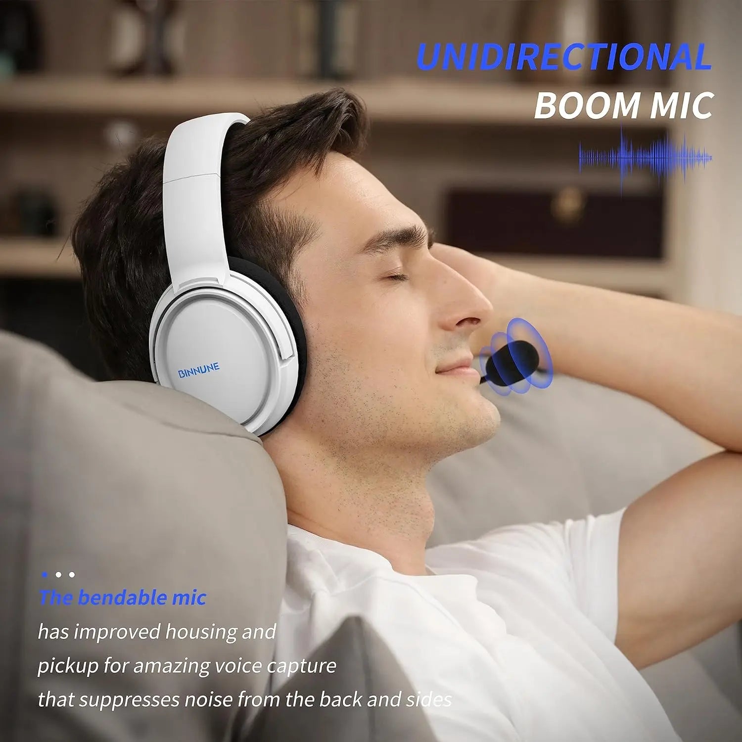 Gaming Headset with Mic for PS4, PS5