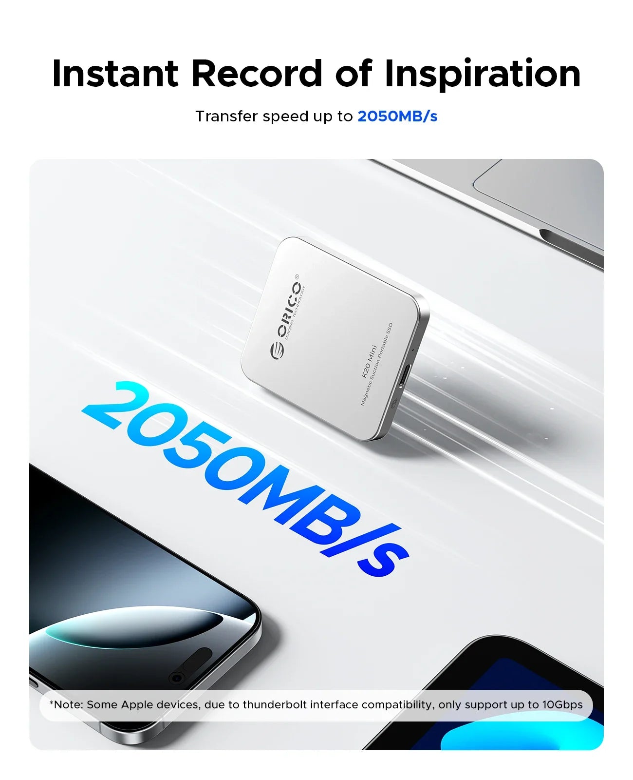 MagSafe Magnetic External SSD for iPhone 16