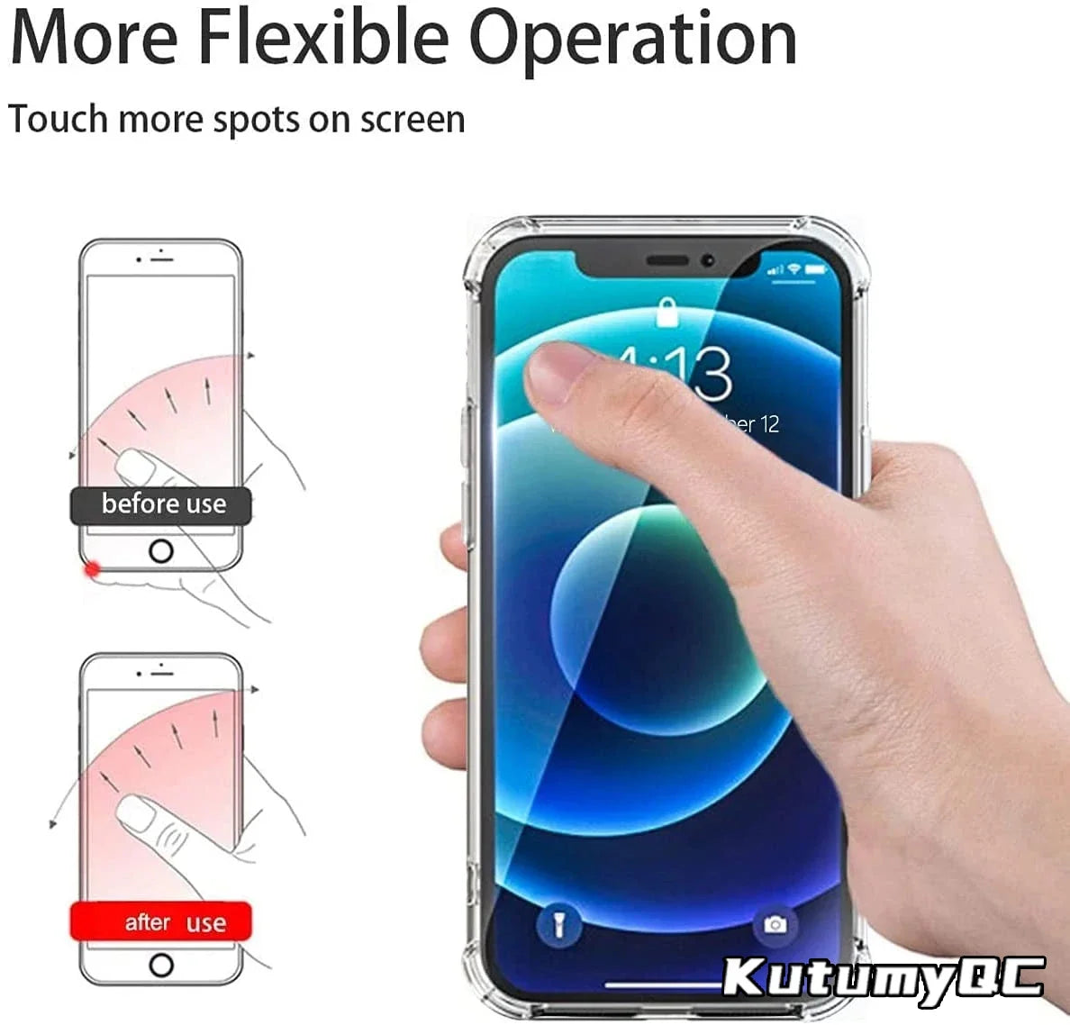 Transparent 360° Phone Ring Kickstand