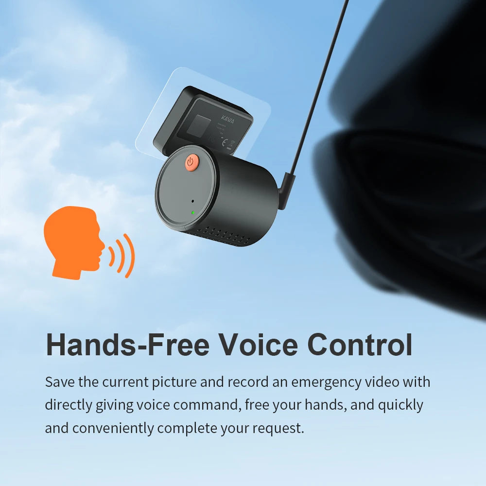2K Voice Control Dash Cam