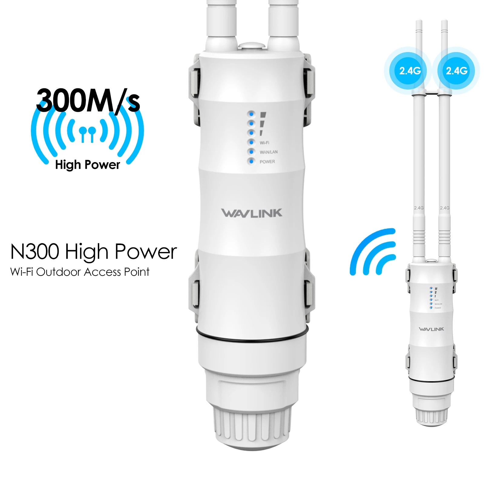 AC300/600/1200 High-Power Outdoor WiFi Range Extender