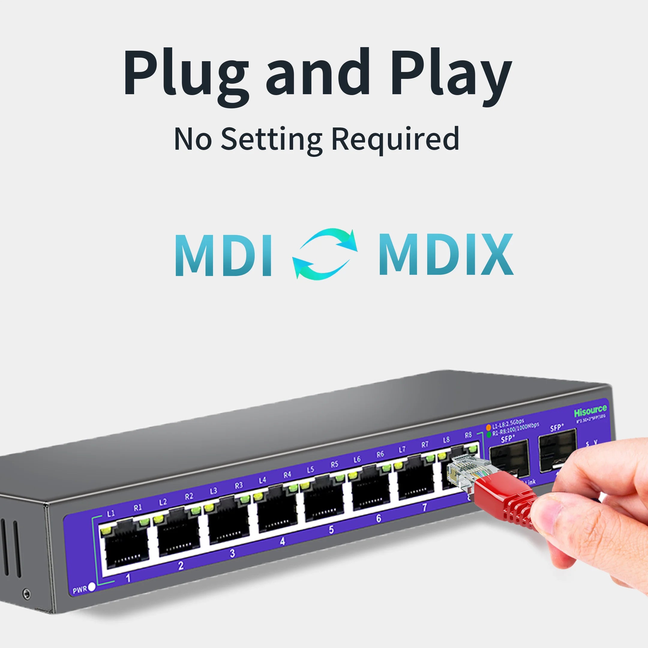 5/8-Port 2.5G Ethernet Switch
