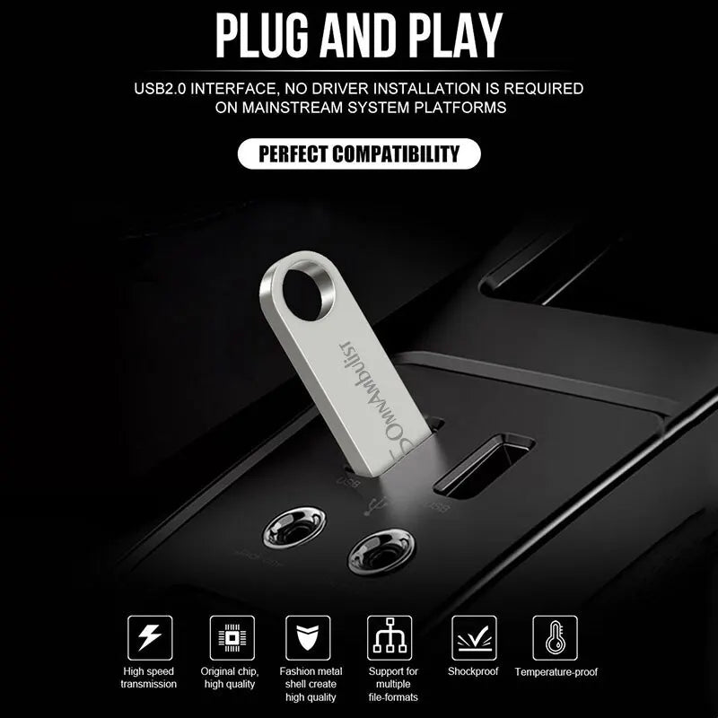 128GB High-Speed USB 2.0 Pen Drive