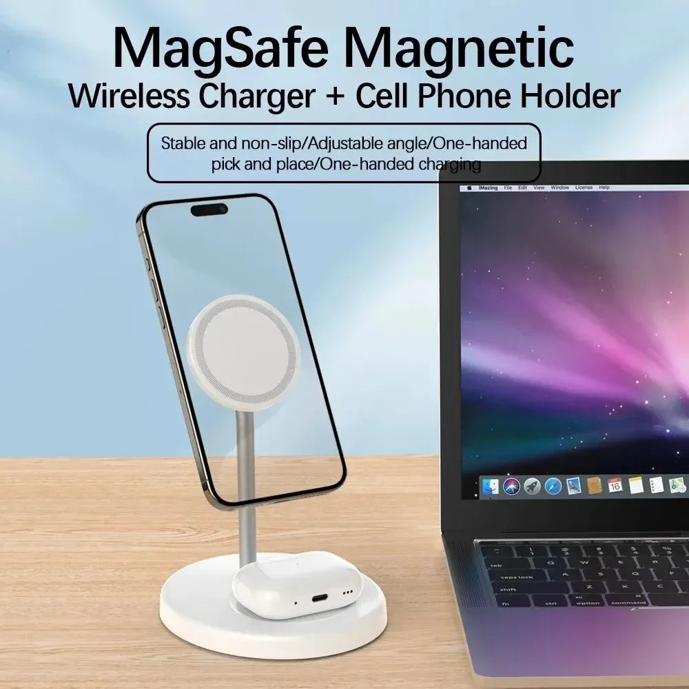 2 in 1 Magnetic Phone Charging Station Dock