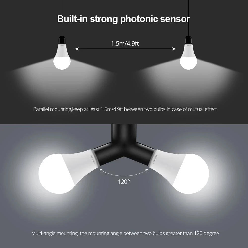 15W Dusk-to-Dawn Sensor Bulb