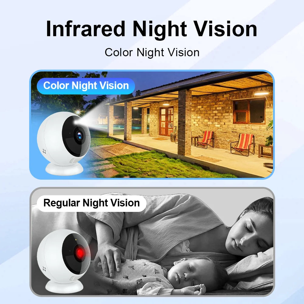 2K Wifi Magnetic Battery Security Camera Indoor/Outdoor