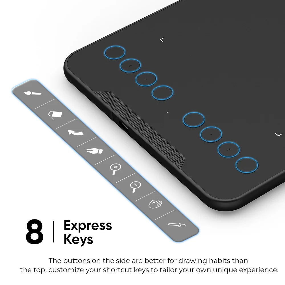 16K Pressure 7x4.3 Graphic Tablet