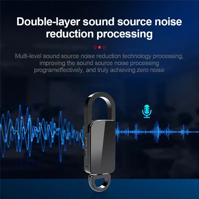 Mini Keychain Voice Recorder 4-128GB