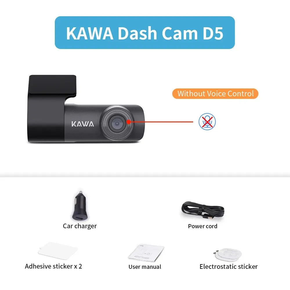 2K Car DVR Cam with WiFi & Night Vision