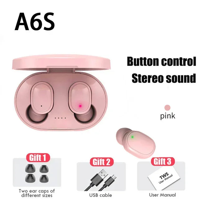 A6S Pro Wireless Stereo Sport Earbuds