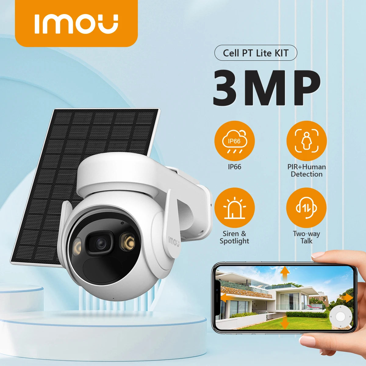 3MP Solar WiFi Auto-Tracking Camera