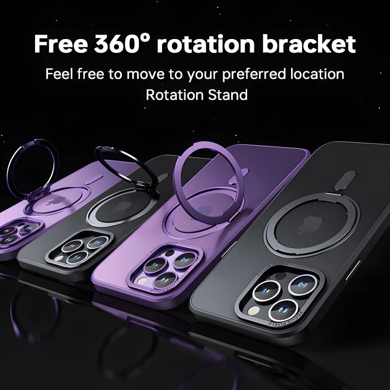 360° Rotating Metal Ring iPhone Holder