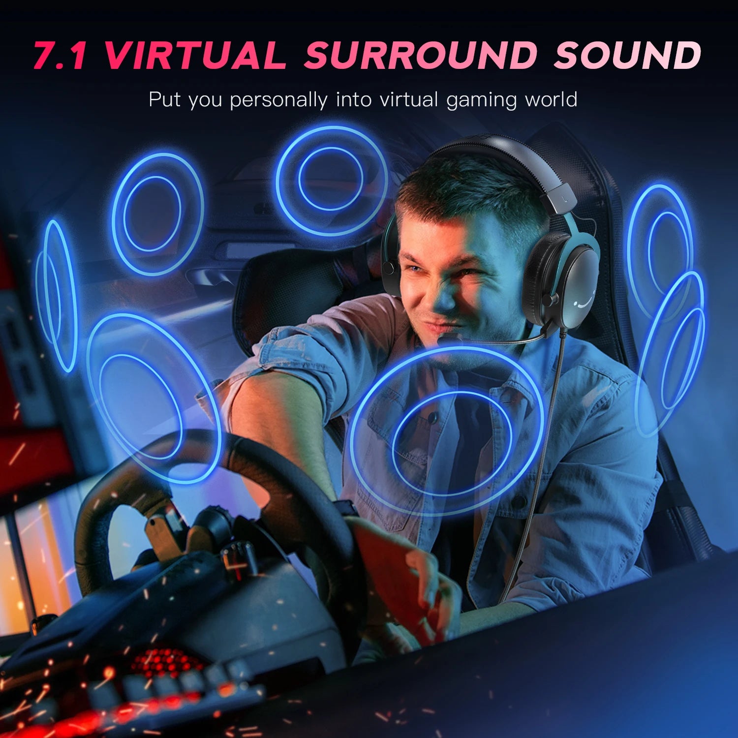 Gaming Audio Set Microphone & Mixer Headset