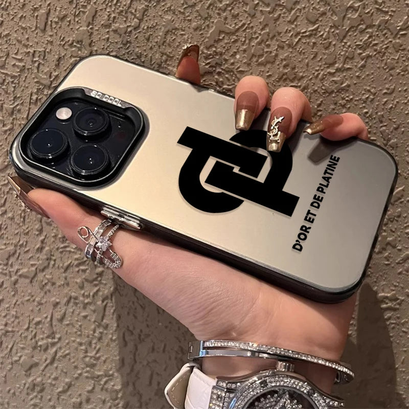 Shockproof Plating Matte Cover Case for iPhone 16