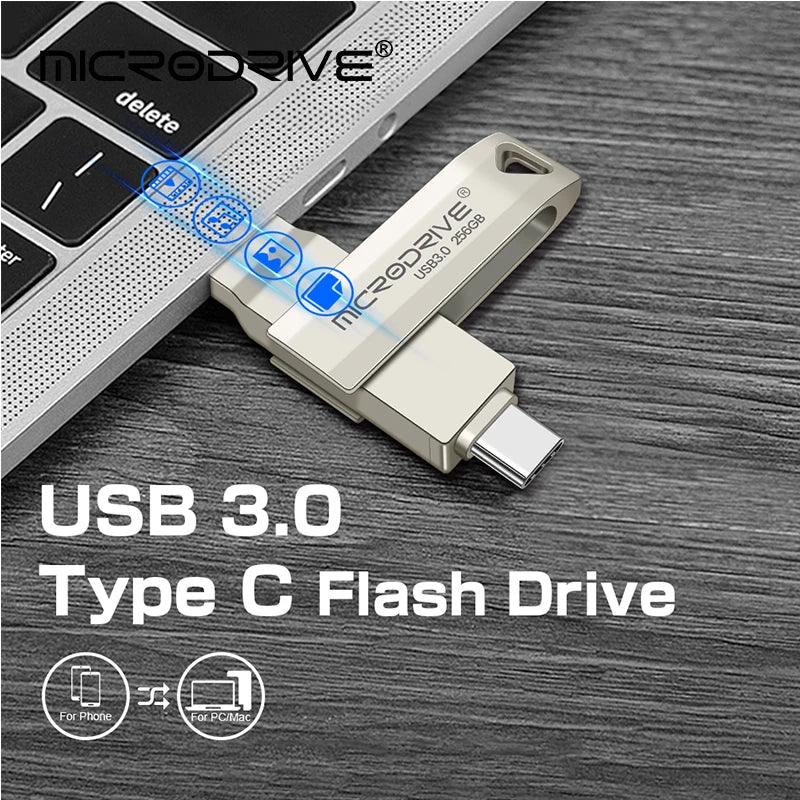 3 in 1 USB Type-C Flash Drive