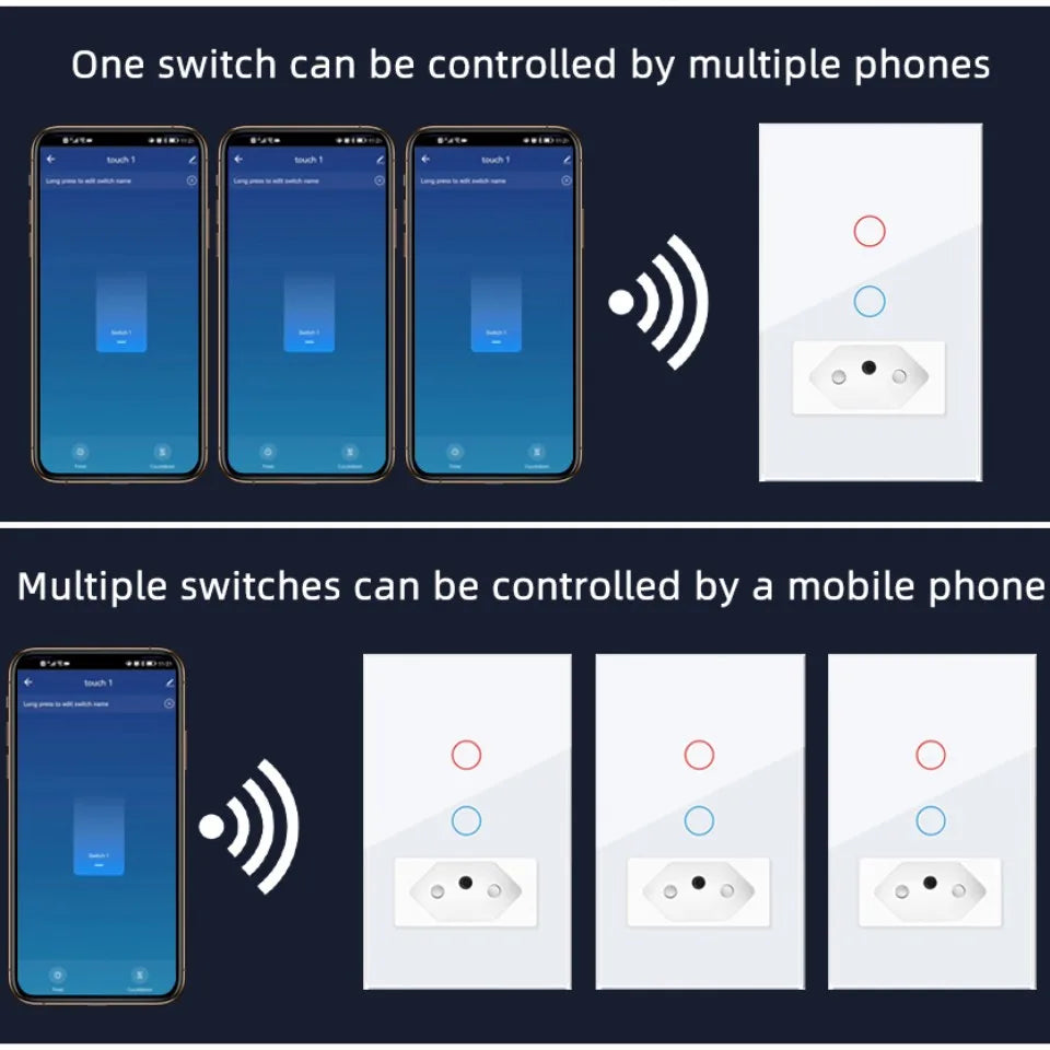 Smart & Non-Smart Wall Switches and Sockets