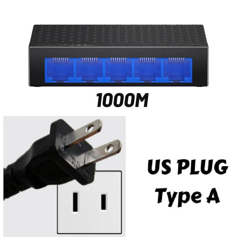 5-Port Plug & Play Ethernet Switch