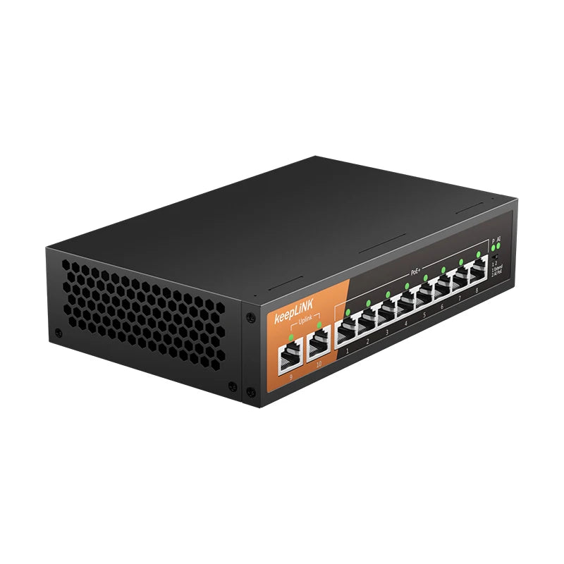 10-Port Gigabit PoE Network Switch
