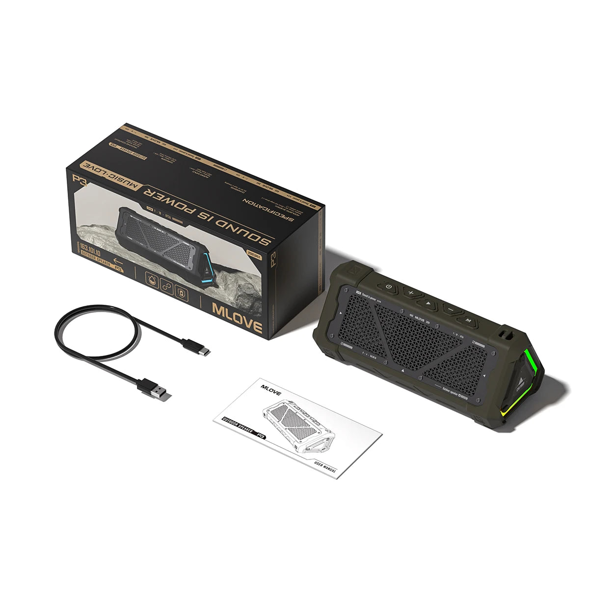 40W RGB Outdoor Bluetooth Speaker
