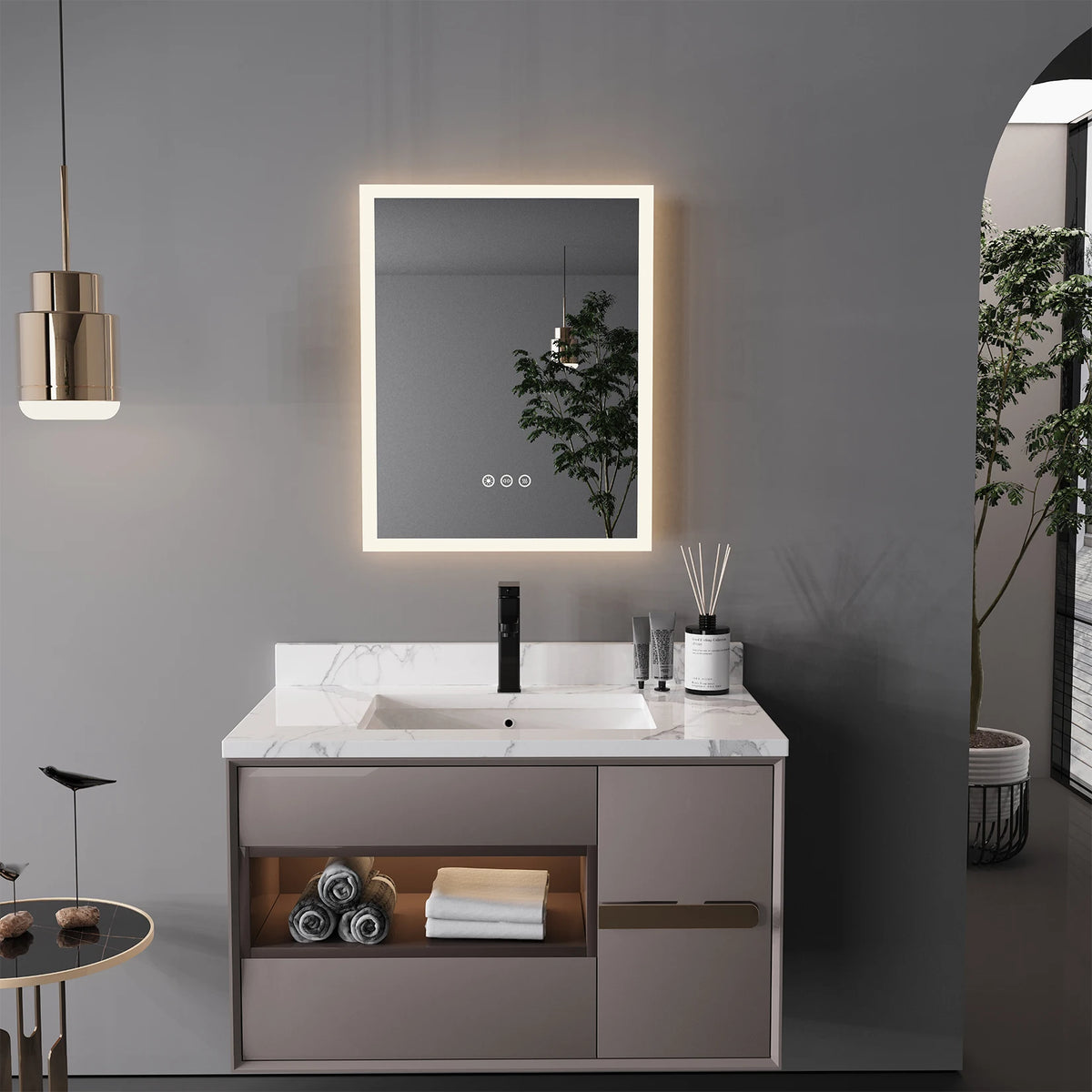 16x20 LED Anti-Fog Vanity Mirror